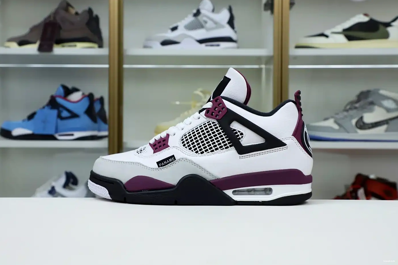 PARIS X RETRO SAINT-GERMAIN Kimikick 'BORDEAUX' AIR JORDAN JORDAN 4 AIR 0316
