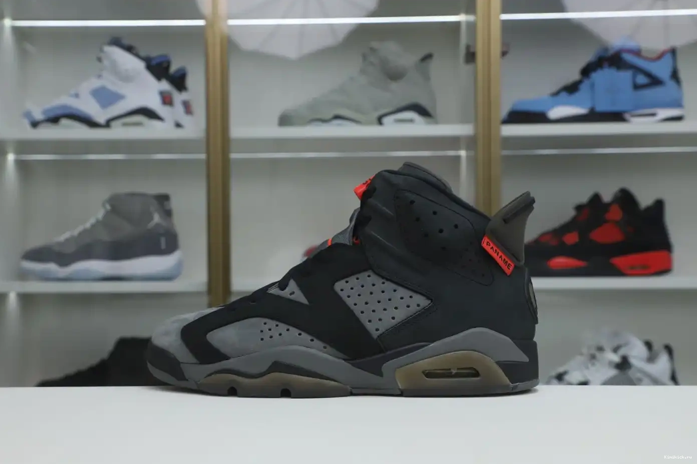 X JORDAN 6 SAINT-GERMAIN 'IRON AIR GREY' RETRO Kimikick PARIS 0318
