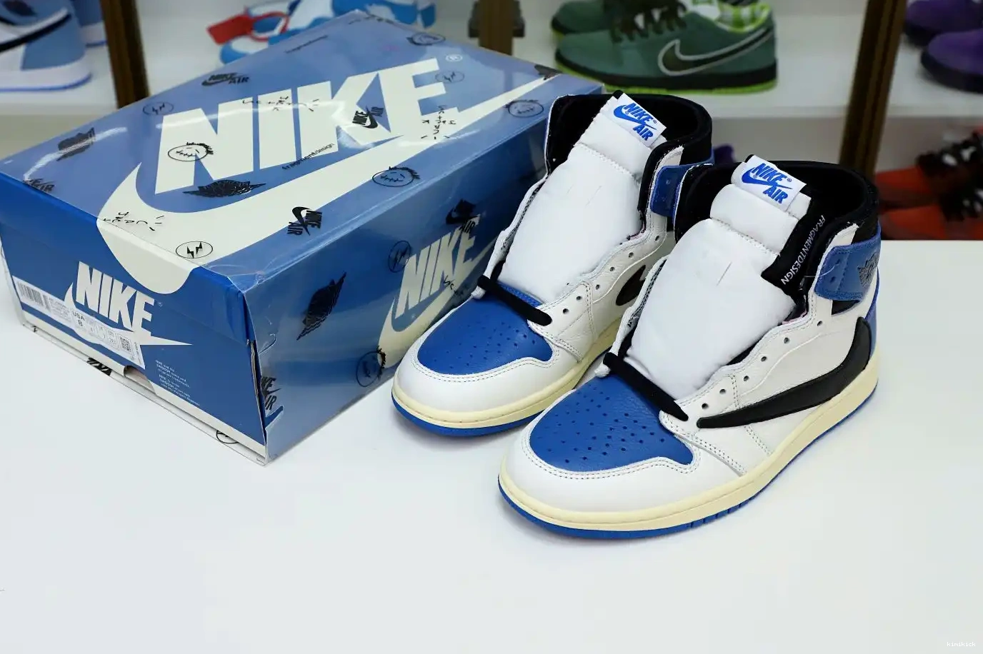 FRAGMENT JORDAN 1 X Kimikick DESIGN RETRO SCOTT AIR TRAVIS HIGH X 0322