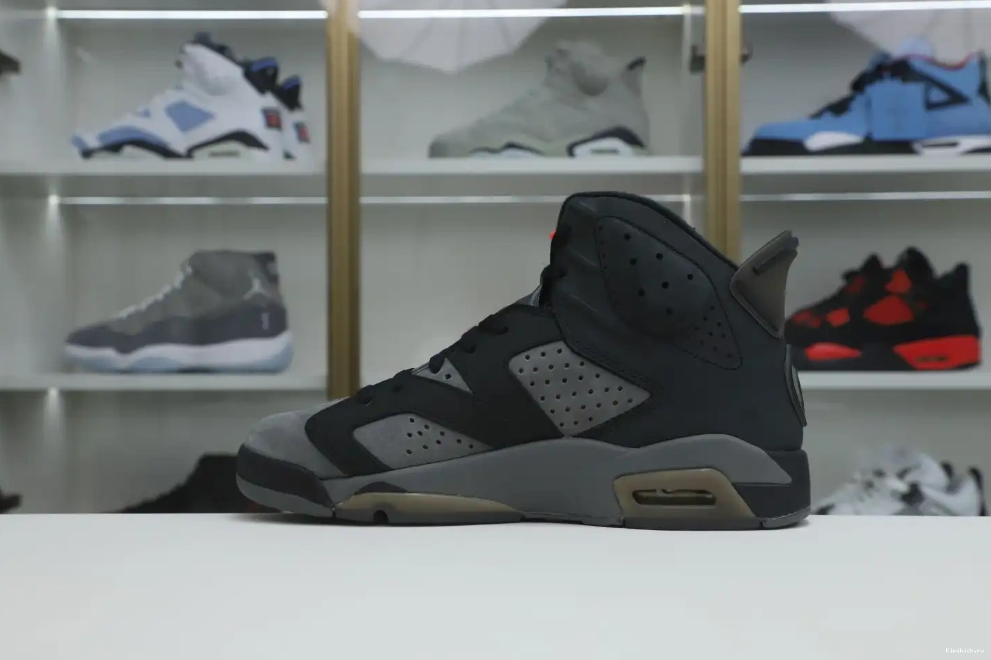 X JORDAN 6 SAINT-GERMAIN 'IRON AIR GREY' RETRO Kimikick PARIS 0318