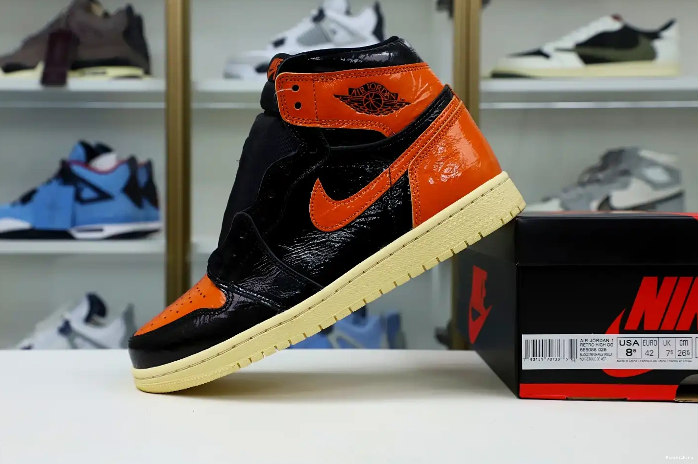 OG 'SHATTERED 1 Kimikick RETRO JORDAN 3.0' BACKBOARD AIR HIGH 0315