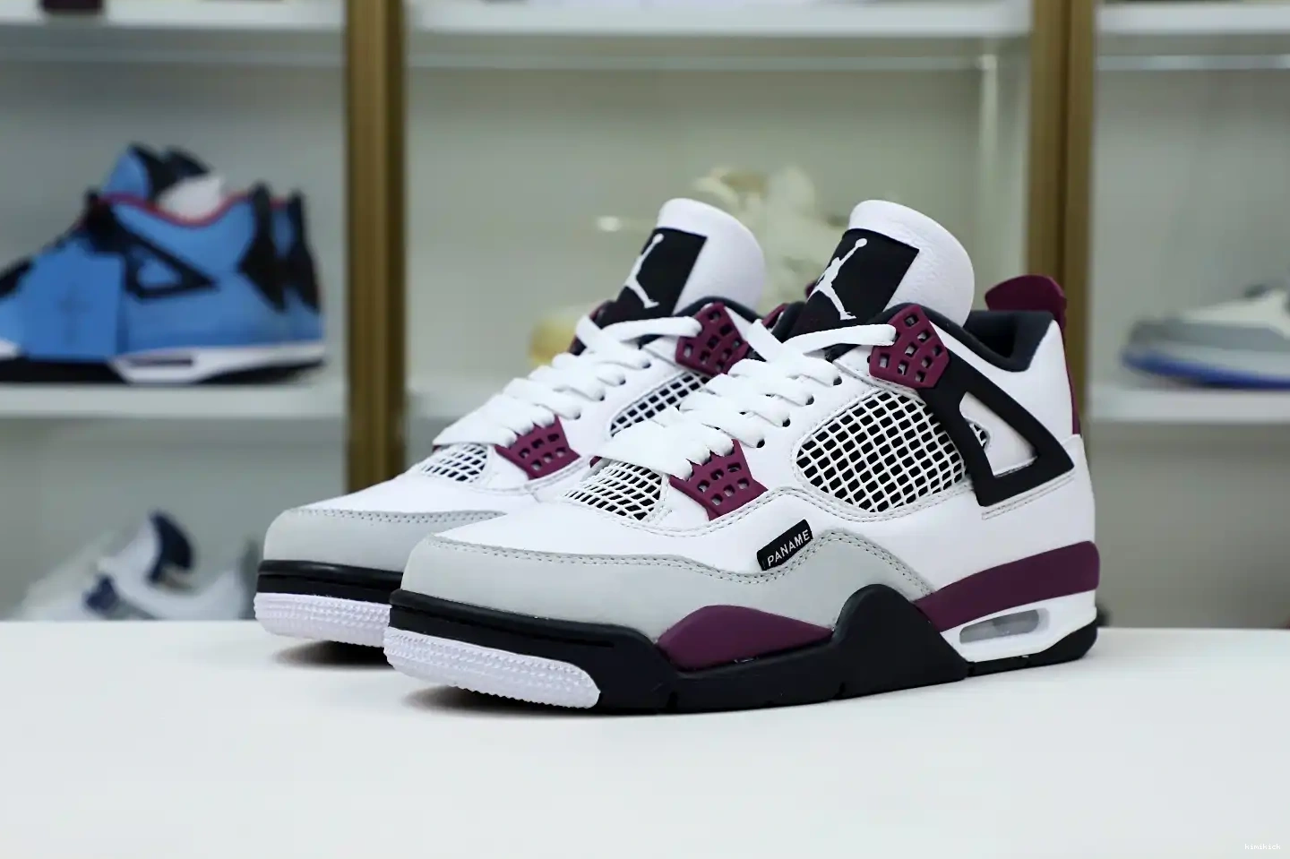 PARIS X RETRO SAINT-GERMAIN Kimikick 'BORDEAUX' AIR JORDAN JORDAN 4 AIR 0316