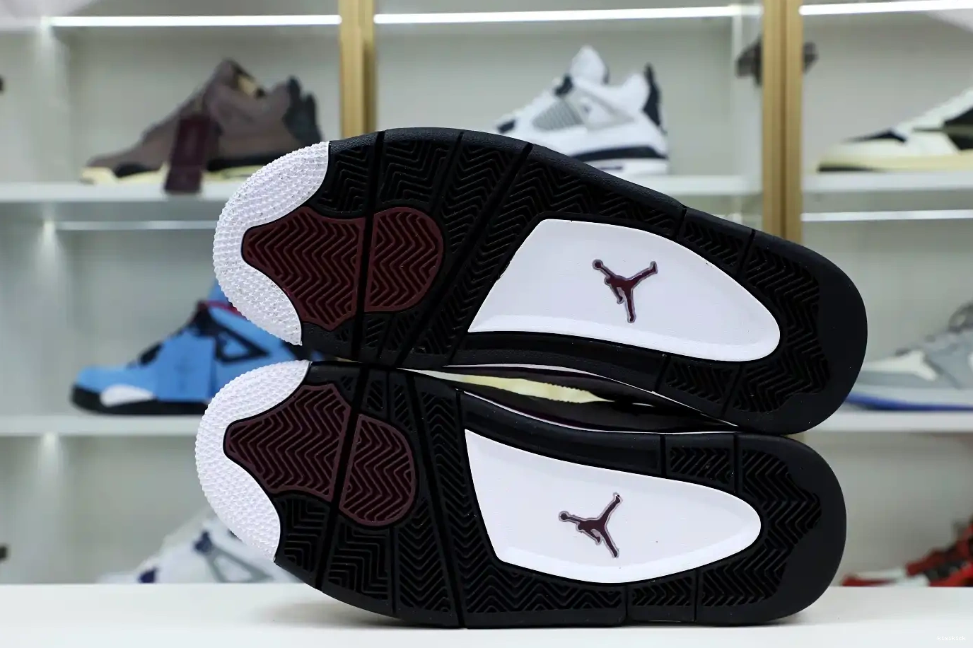 PARIS X RETRO SAINT-GERMAIN Kimikick 'BORDEAUX' AIR JORDAN JORDAN 4 AIR 0316